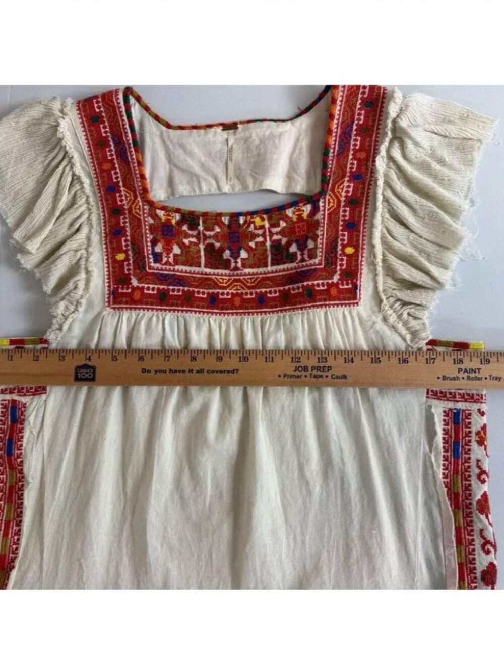 Free People Day Glow Tunic Dress Embroidered (small) - Picture 5 of 8